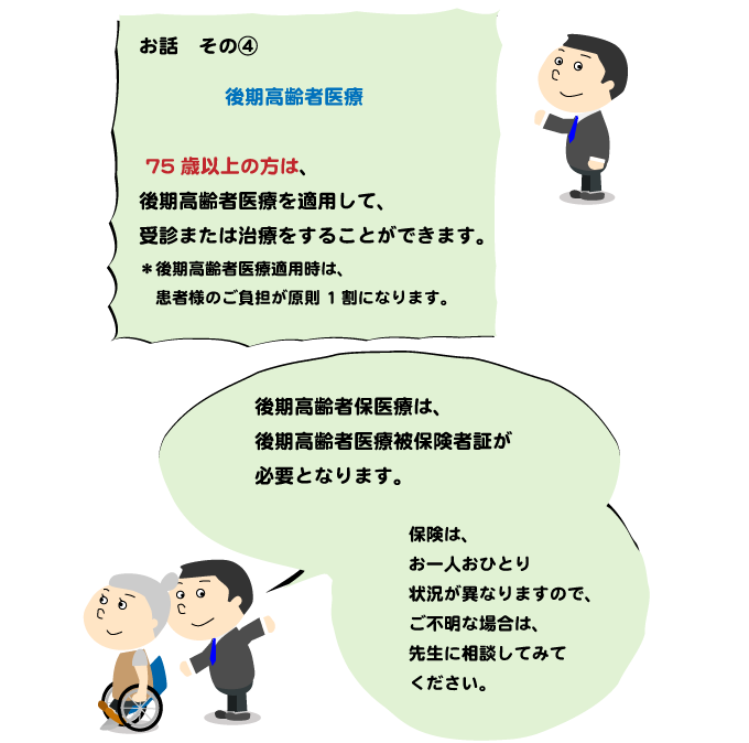 うしき接骨院,後期高齢者保険